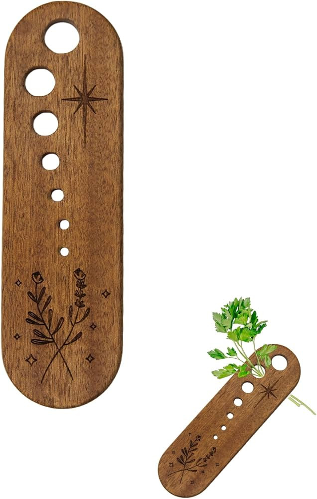 Wooden Vegetable Leaf Separator, Pottery Herb Stripper Tool Supplies, Fun Kitchen Gadgets, Exquis... | Amazon (CA)