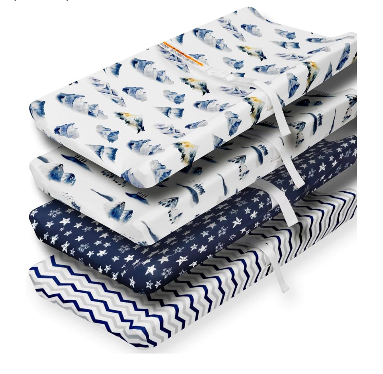 4 Pack Changing Pad Cover for Neutral Unisex Fitted Breathable Baby Changing Pad Sheets for Toddler Changing Table

#LTKBaby