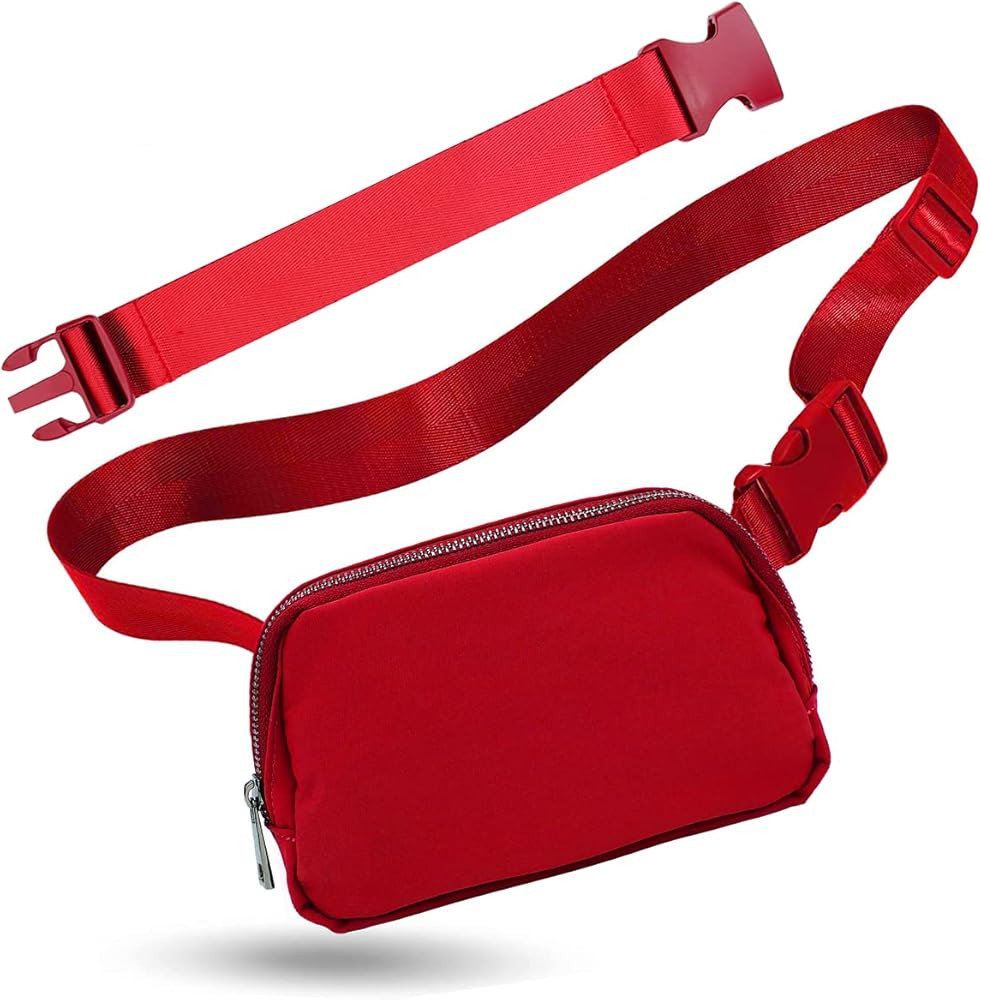 Belt Bag with Extender Strap, Fanny Pack Crossbody Bags for Women Men, Mini Everywhere Belt Bag, ... | Amazon (US)