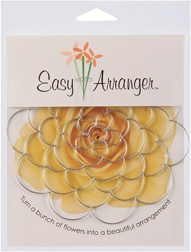 Easy Arrangers 5 Inch Metal Flower Floral Arrangement Flower Vase Insert | Amazon (US)