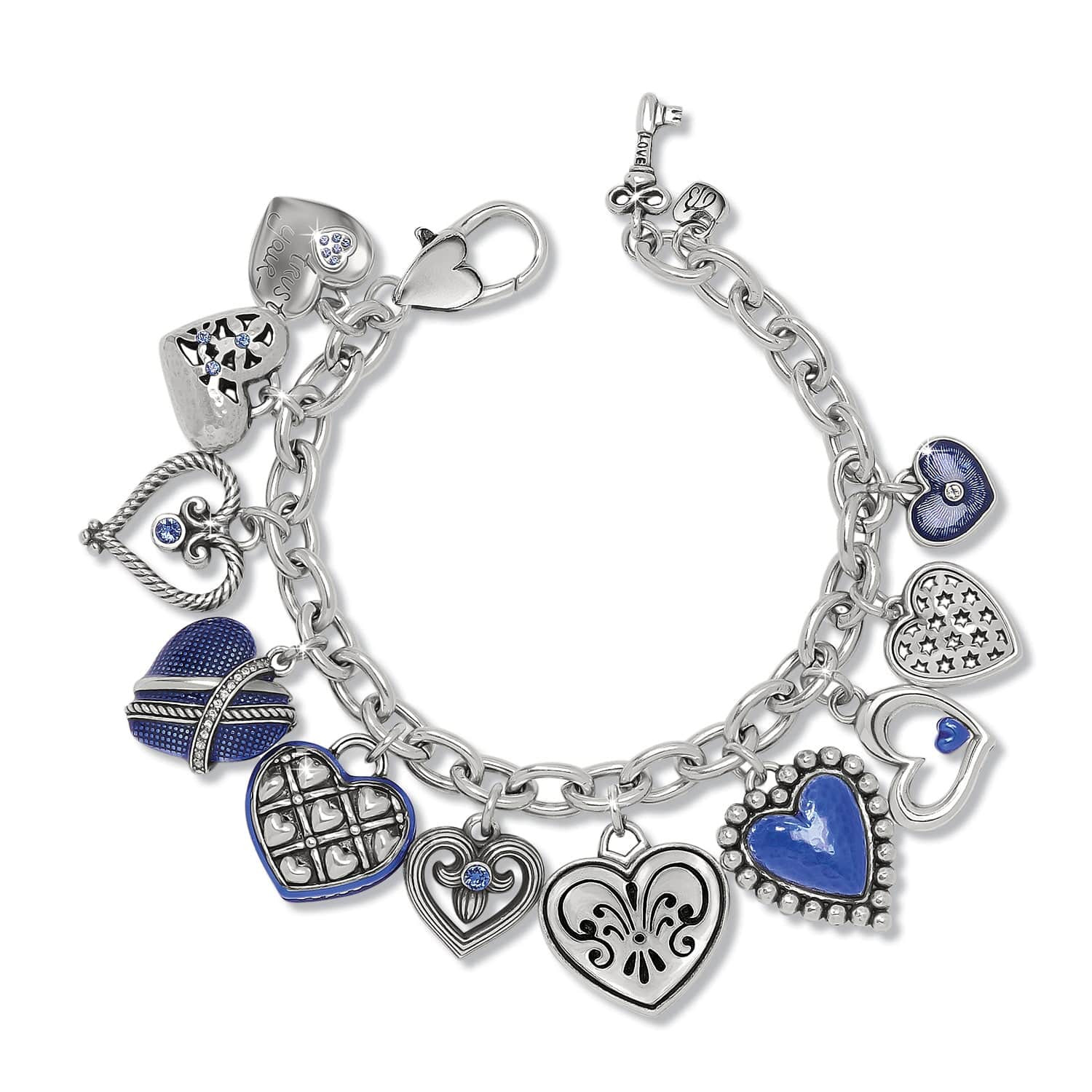 One Heart Link Charm Bracelet | Brighton