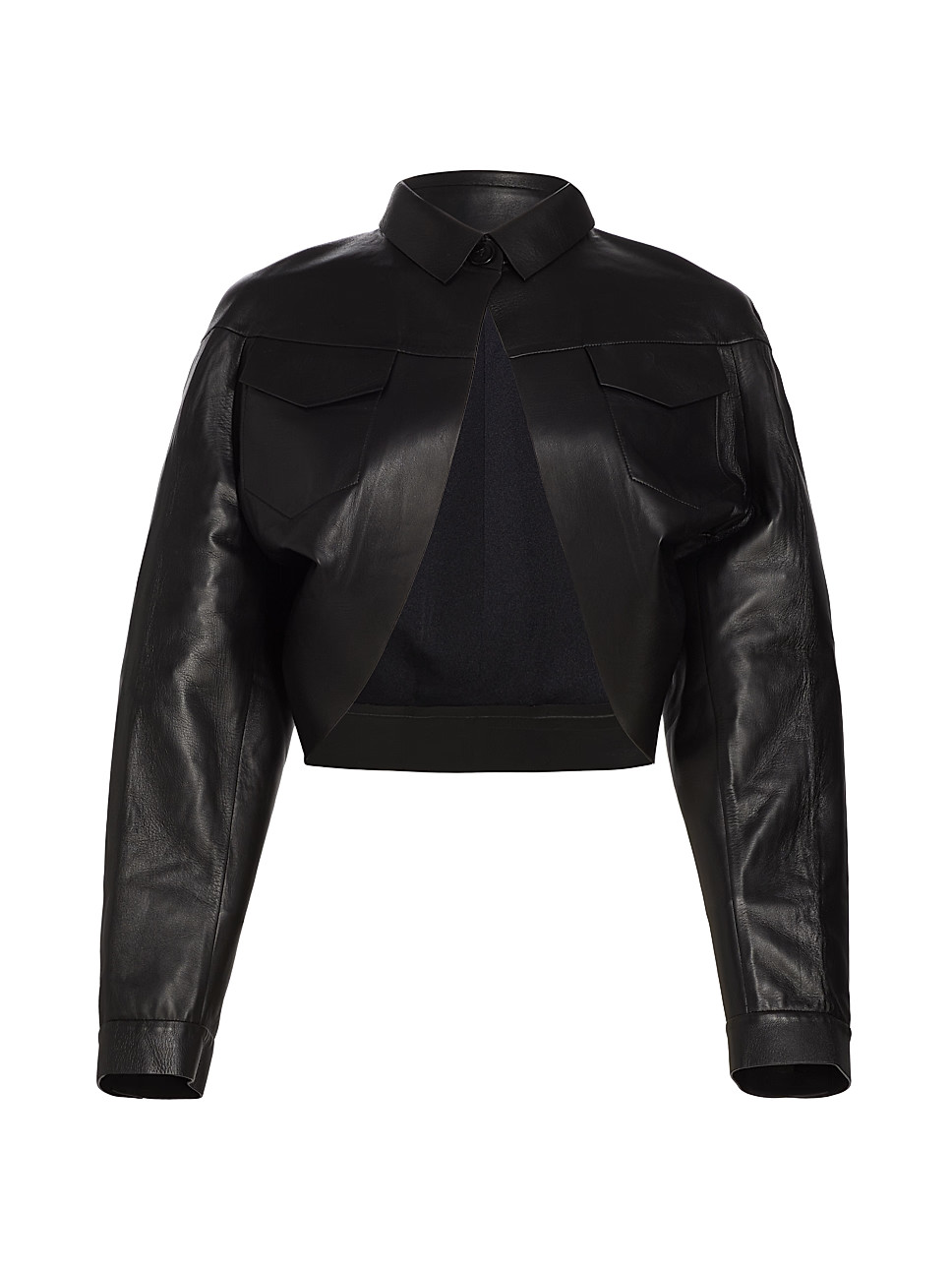 Cardi Leather Shrug Jacket | Saks Fifth Avenue