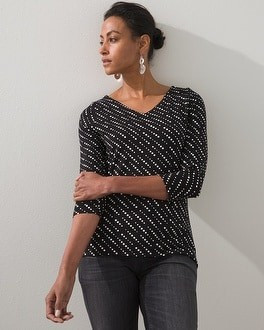 High Wide Dot Tee | Chico's