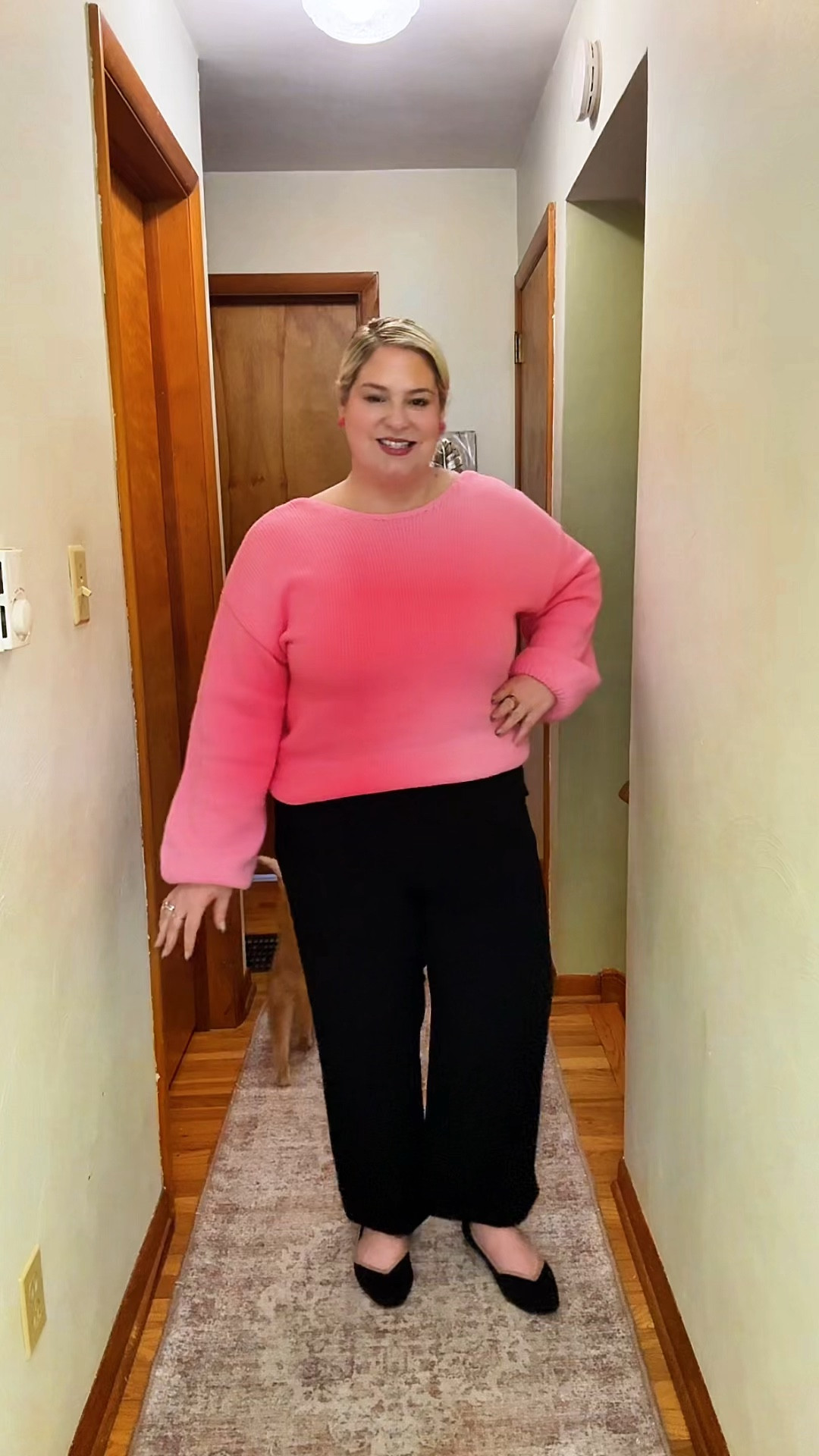 Pretty makeup - updated classics - paired with a bow back sweater in pink. Linked what I could! 

#LTKBeauty #LTKootd #LTKWorkwear