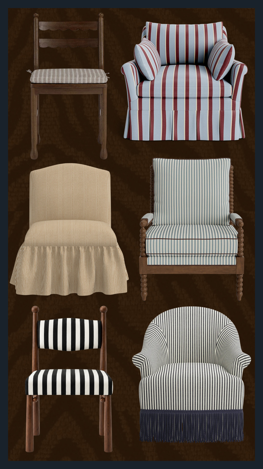 Striped accent chairs for every budget 

 #LTKHome