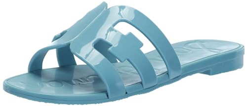 Sam Edelman Women's Bay Jelly Sandal Blue Reef 9 Medium | Amazon (US)