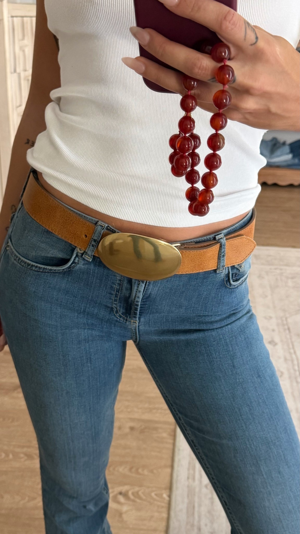 Cutest belt!!! Wearing a Small and waist is 26 

#LTKootd #LTKSeasonal #LTKgrwm