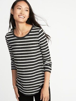 Relaxed Plush-Knit Tee for Women | Old Navy US