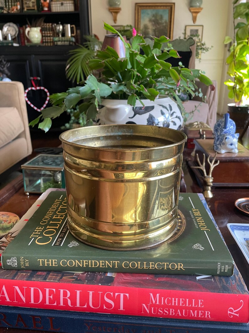 Vintage Brass Planter | Etsy (US)