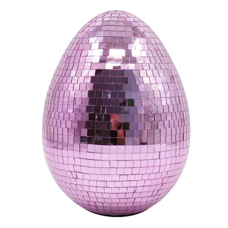 Bunny Brights Pink Disco Egg, 12" | At Home