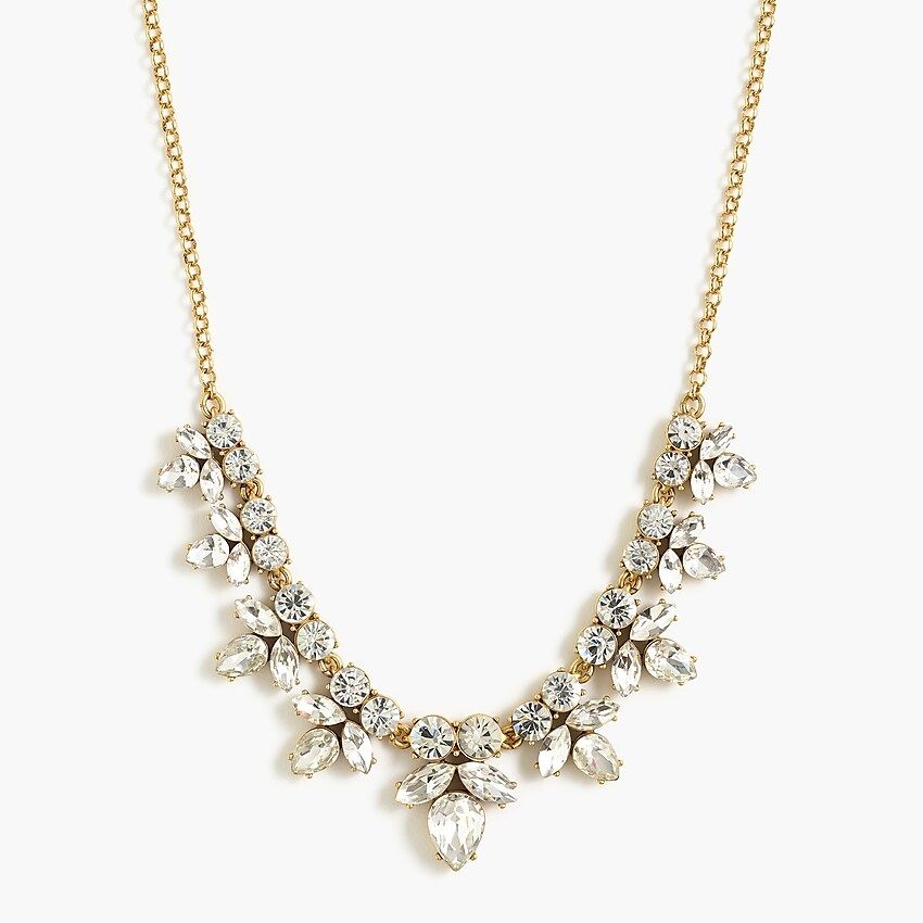 Gemstone petal necklace | J.Crew Factory