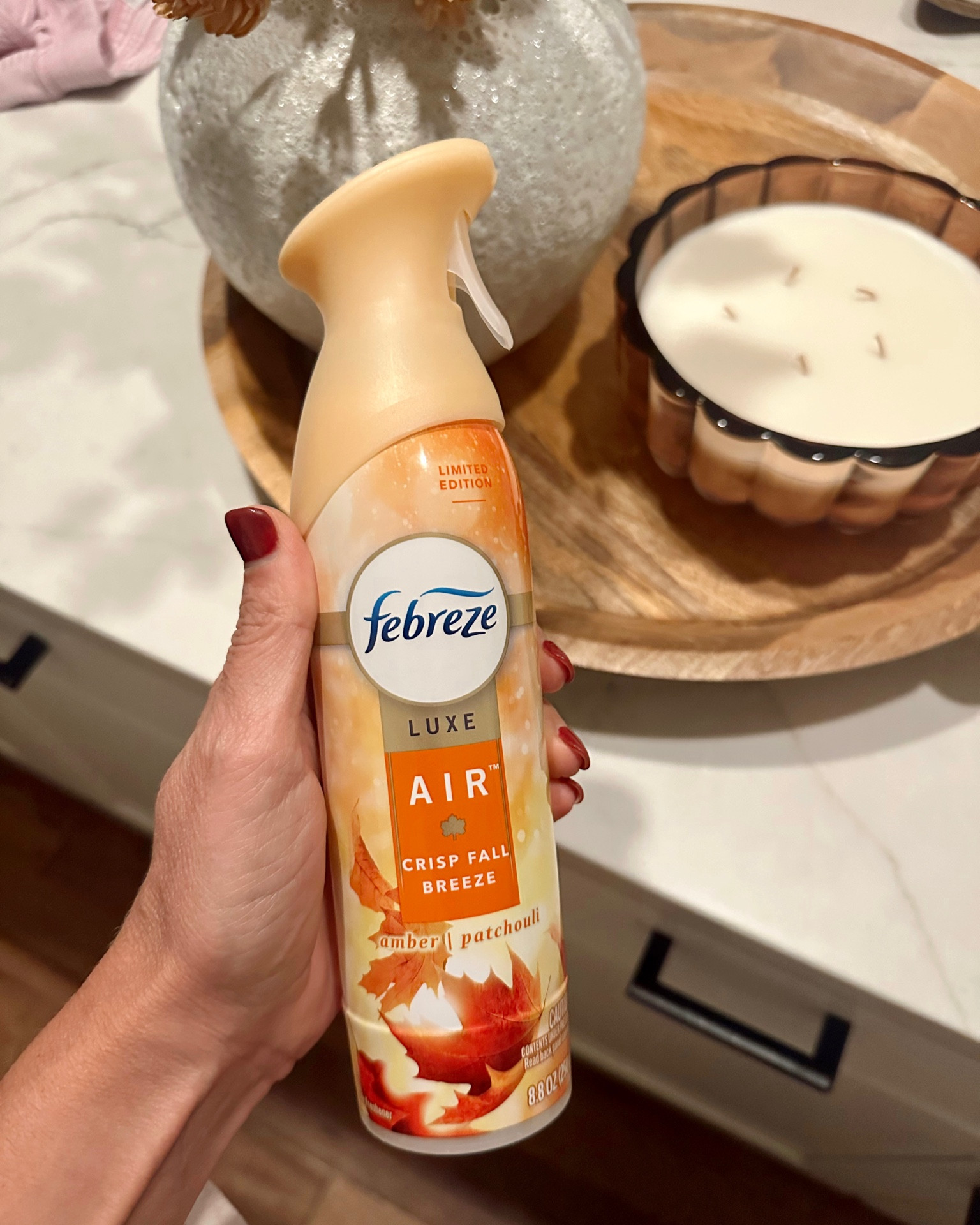 You are not going to believe how amazing this smells! I can’t stop spraying it 😂the spray for fall. So cozy! 

#LTKSeasonal #LTKHome #LTKFamily