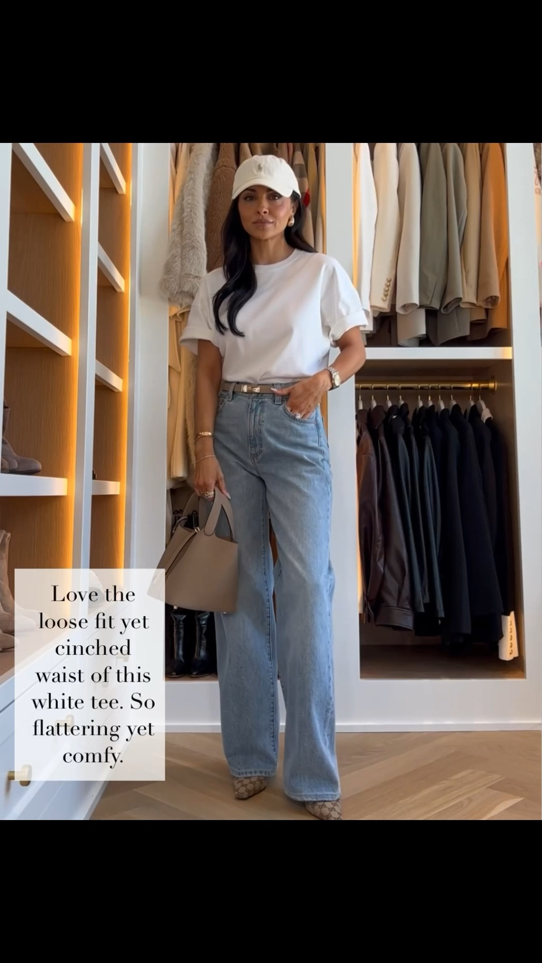 Truly love the silhouette of this white tee. The loose shape with the subtle cinched waist is so flattering while still feeling effortless and comfortable. It gives structure without being stiff and elevates even the simplest outfit. This is one of those elevated basics that makes your whole wardrobe feel more polished.

Interlock Cotton Barclay T Shirt - wearing an XS
Mother Jeans - wearing a 24, runs TTS

miamiamine elevated white tee Aritzia Barclay t shirt interlock cotton top flattering everyday essential chic capsule wardrobe staple polished casual style structured basic effortless outfit upgrade spring outfit inspo

#LTKWorkwear #LTKPetite #LTKspring