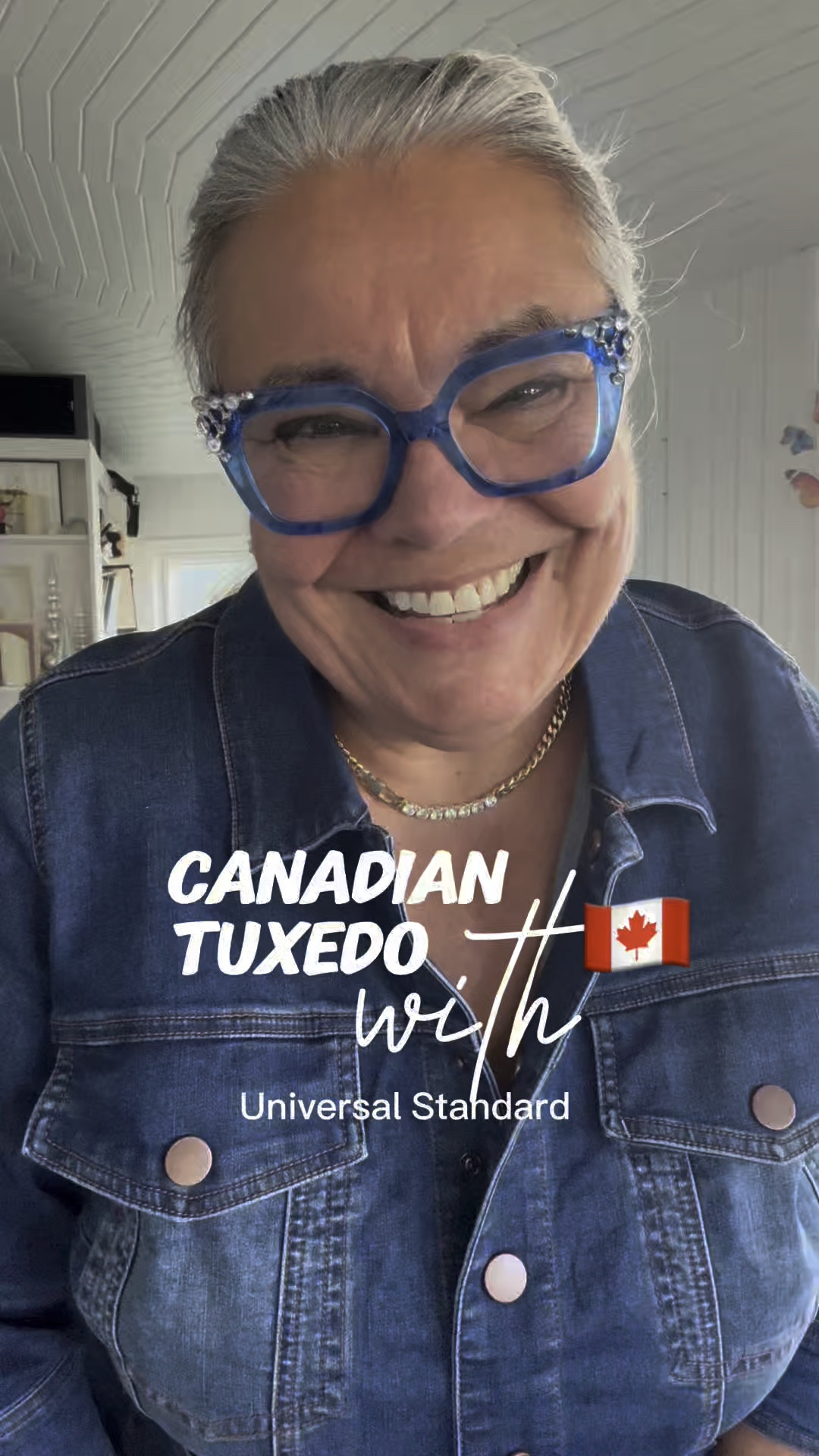 Canadian Tuxedo done right!
One and done DRESS!

#LTKover50style #LTKplussize #LTKcurves