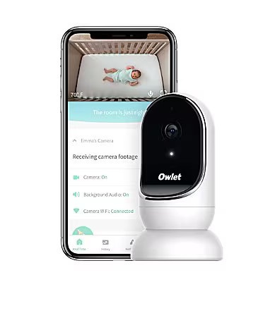 Owlet Cam WiFi Video Baby Monitor - White | Dillard's