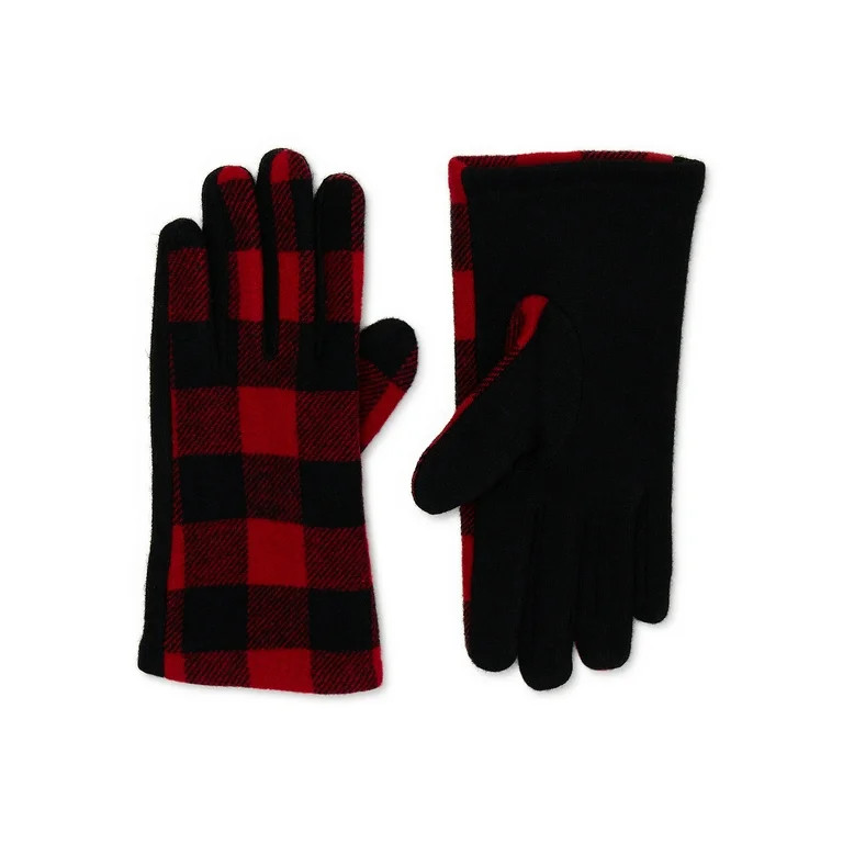 Time and Tru Women’s Plaid Gloves | Walmart (US)