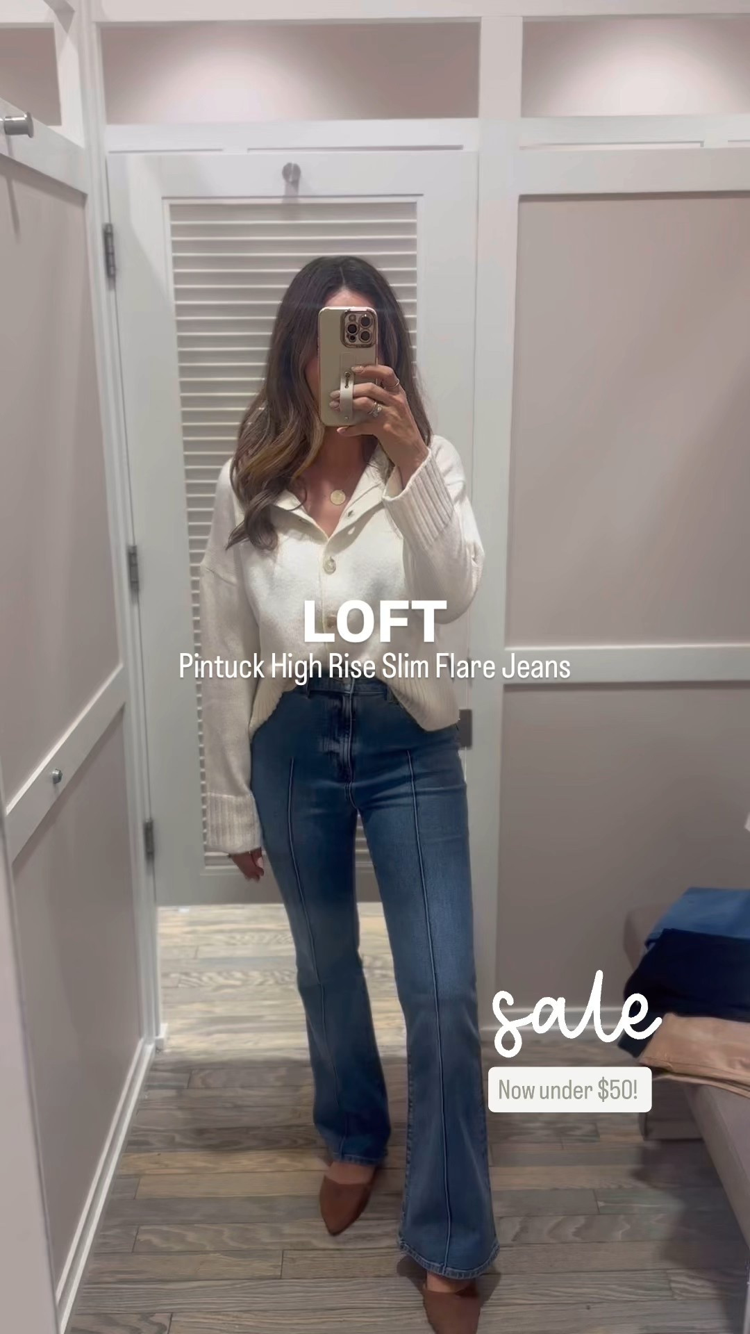 In love with these Loft pintuck jeans 🤍

Now on sale for less than $50! 



#LTKFindsUnder50 #LTKSaleAlert