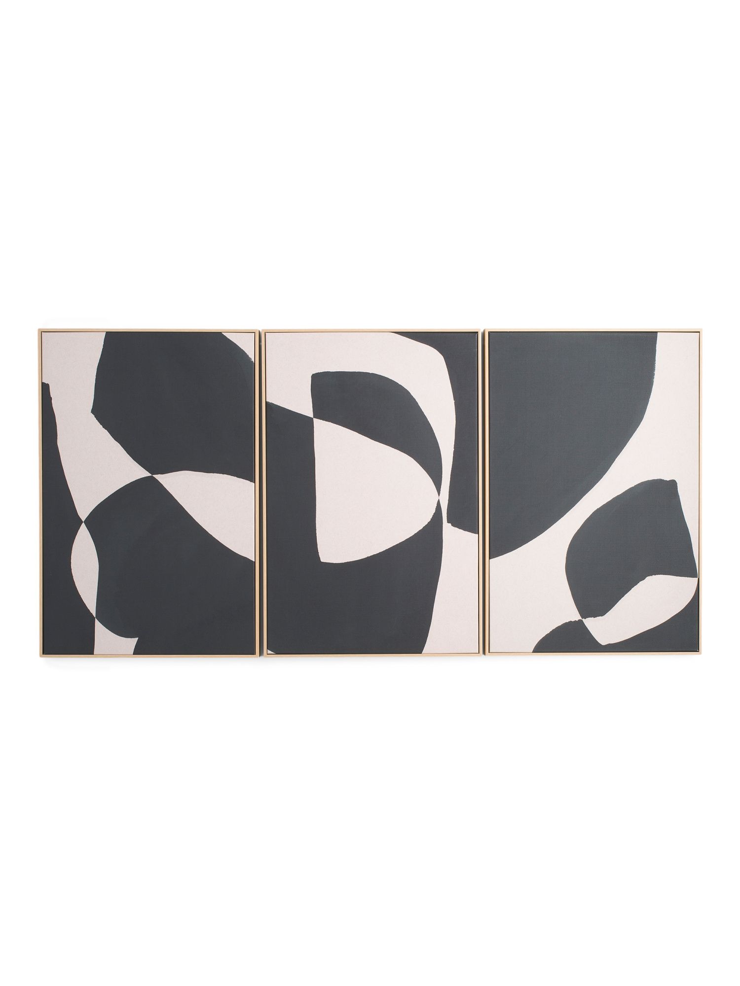 Set Of 3 20x30 Tectonic Shift Framed Canvas Wall Art | TJ Maxx