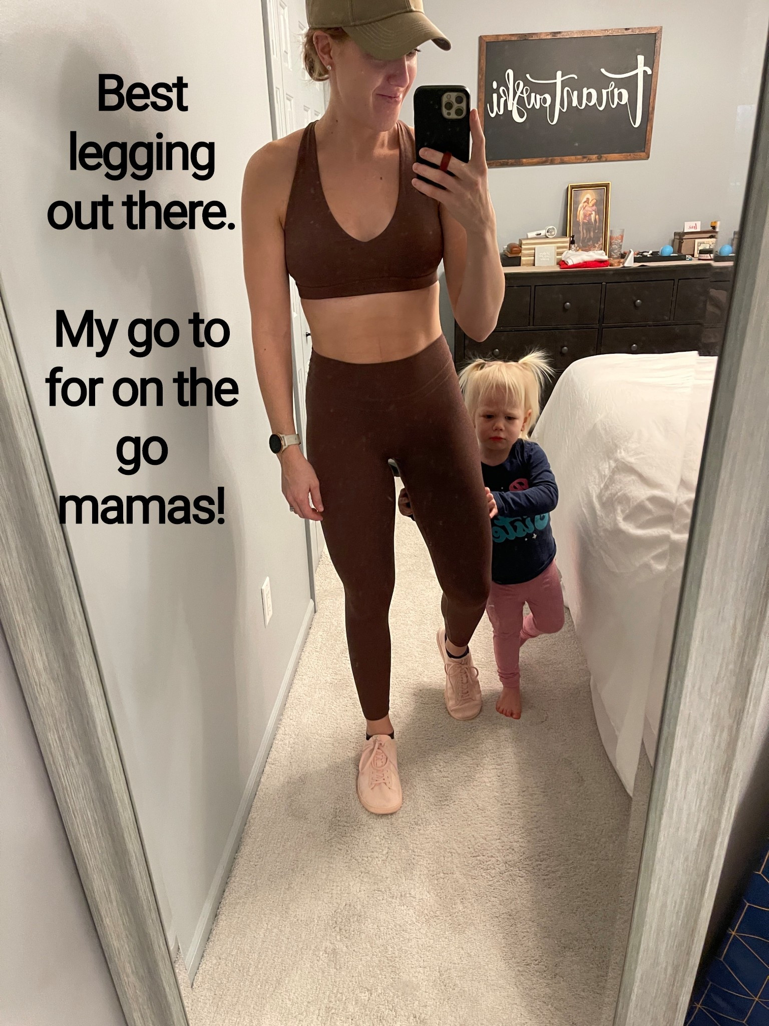 My favorite legging (and sports bra!) the material is just out of this world comfy but also slight compression! I’m wearing a medium here but would size down to a small for more compression  

#LTKActive #LTKStyleTip #LTKFindsUnder50