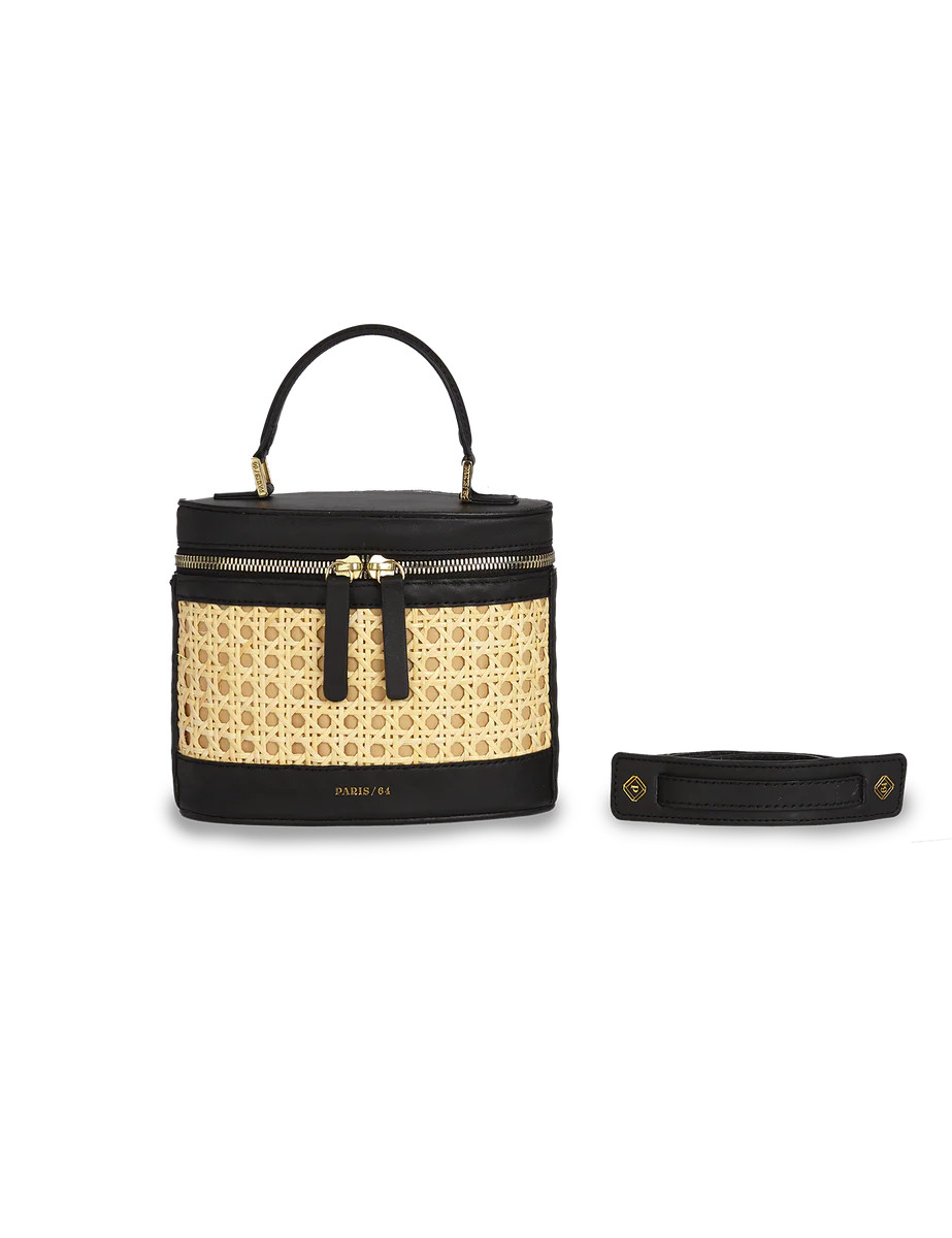 Prismatic Ratán & Black Bag by PARIS/64 | PARIS/64