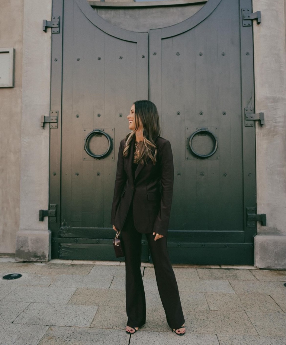 Work outfit // power suit // good American // 40% off 

#LTKCyberWeek #LTKstyletip #LTKsalealert