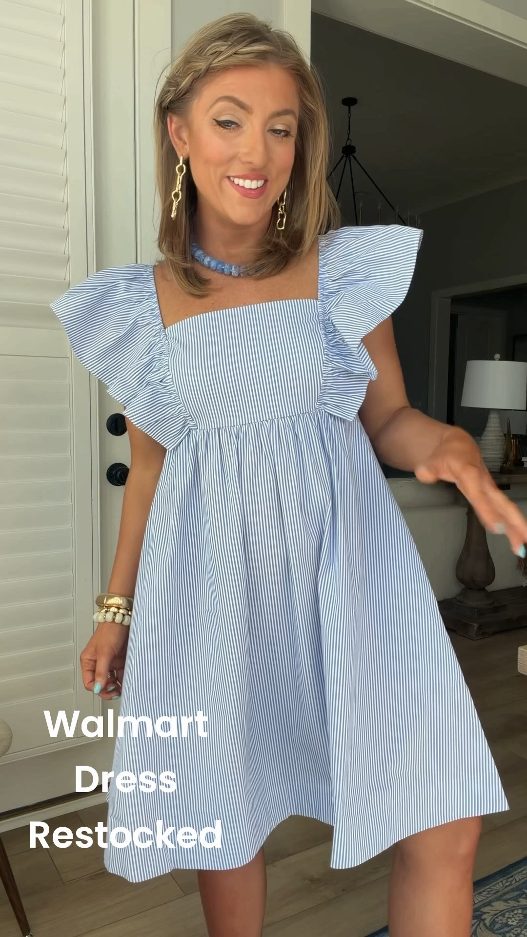 Two Walmart favorites are finally back in stock! Whether you love classic blue stripes or bold colorful florals, these dresses are perfect for summer vacations, brunch dates, church, family photos, and everything in between. The flutter sleeves and breezy fit make them easy to wear while still looking put together.

✨ Walmart dress finds
✨ Restocked summer dresses
✨ Vacation outfit inspiration
✨ Comfortable and flattering fit
✨ Flutter sleeve dresses
✨ Colorful summer fashion
✨ Affordable Walmart style
✨ Easy throw-on-and-go outfits

These are the kinds of dresses that sell out every season, so if you’ve been waiting for a restock, now is the time! 💙🌺

#WalmartFashion #WalmartDress #SummerDress #VacationStyle #AffordableStyle #WalmartFinds #SummerWardrobe #DressSeason #FashionDeals #WalmartNewArrivals

#LTKootd #LTKPetite