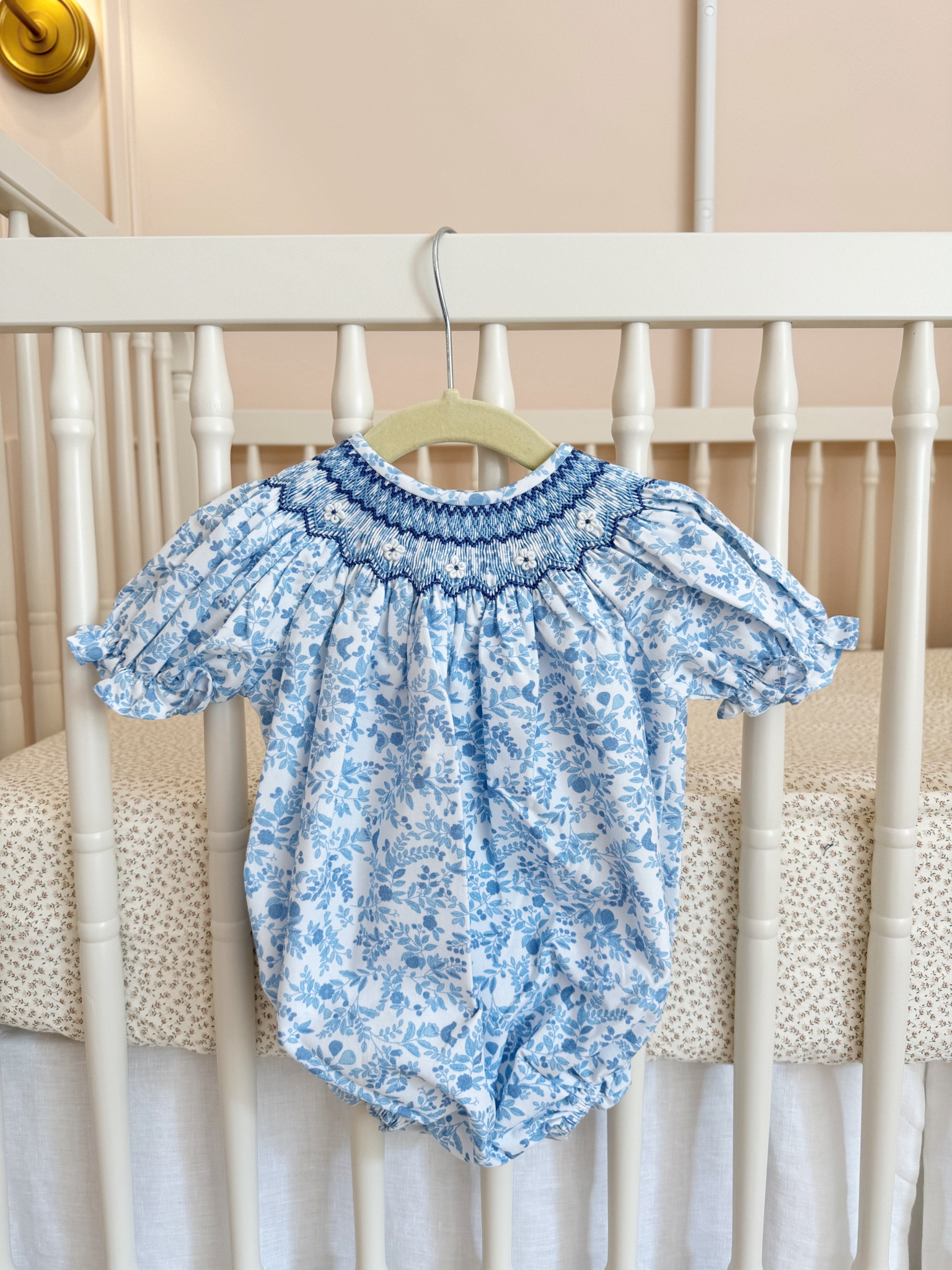 sweetest baby girl blue floral smocked bubble 💙

#LTKKids #LTKFindsUnder50 #LTKBaby