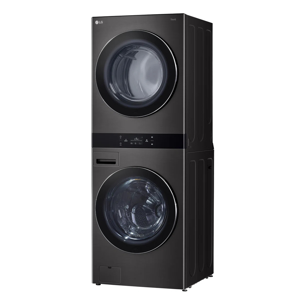LG Single Unit Front Load WashTower with Center Control Washer and 7.4 cu. ft. Dryer WKEX300HBA | Wayfair North America