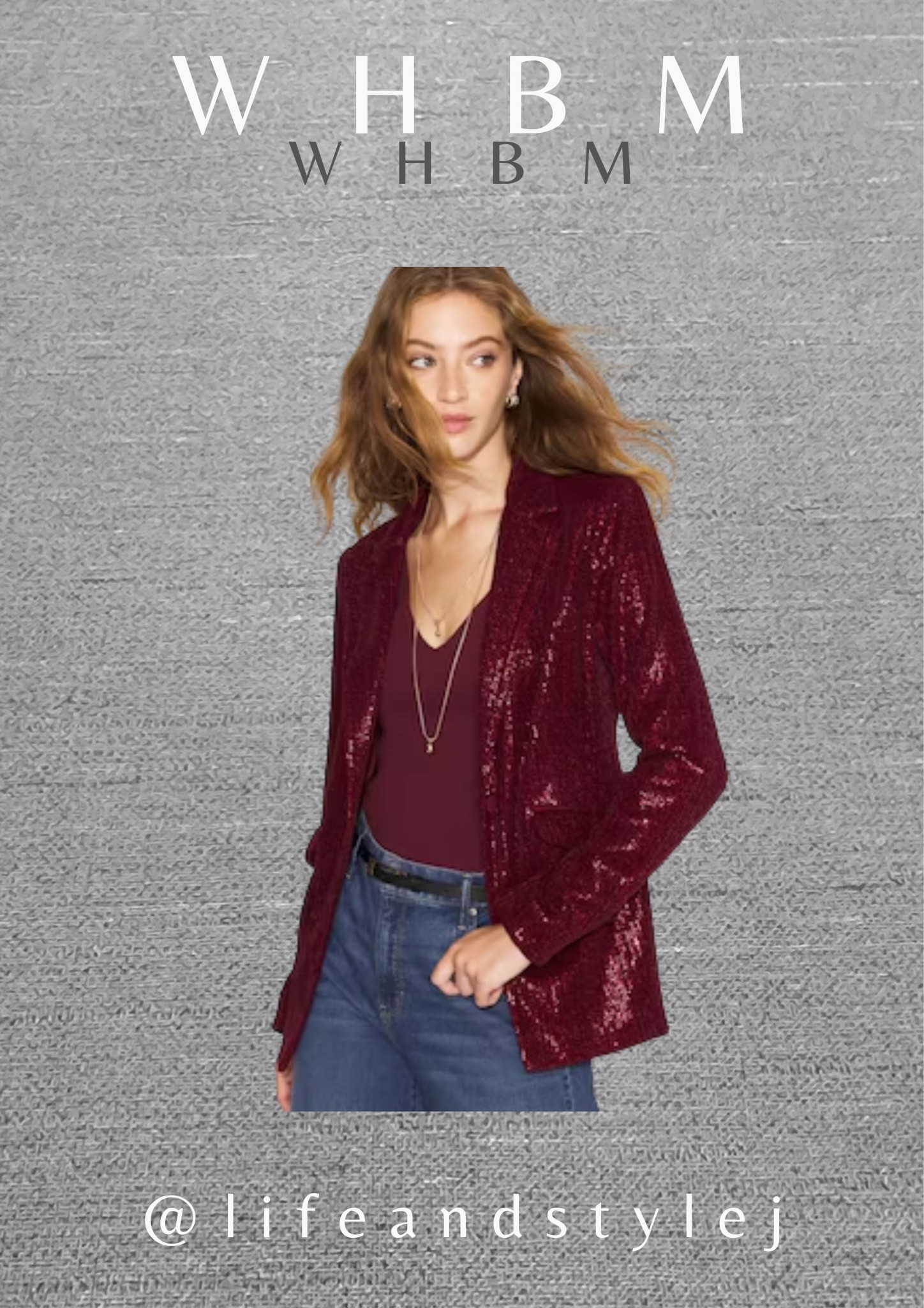 WHBM One Button Sequin Blazer adds instant polish to midlife ageless style. Style it with a simple tank and tailored trousers or dark denim, keep accessories minimal, and let the sparkle elevate evenings, events, or a chic night out look with confidence and ease. #MidlifeStyle #AgelessFashion #SequinBlazer #ModernGlam #EveningStyle 

#LTKOver40 #LTKSeasonal #LTKHoliday