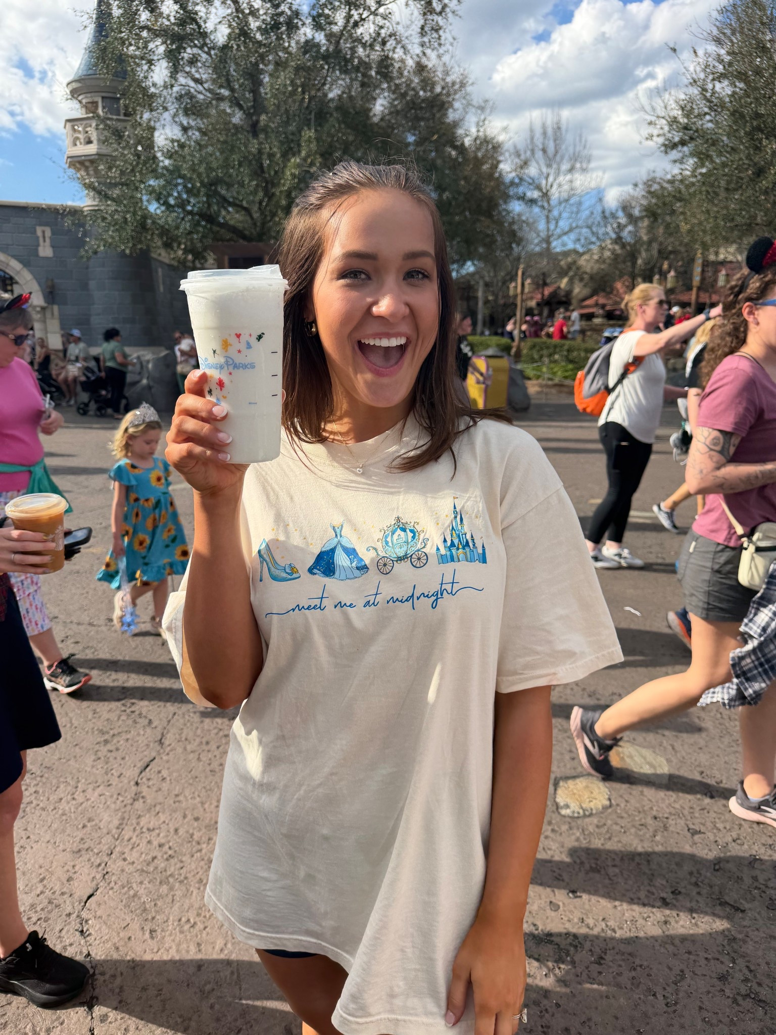 Disney top + Lulu Lemon biker short DUPES!

#LTKTravel #LTKgrwm #LTKootd