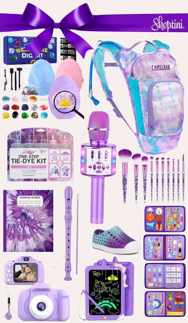 Easter gifts for little girls // purple and blue gifts for girls // Easter basket gifts 

#LTKItBag #LTKGiftGuide #LTKKids