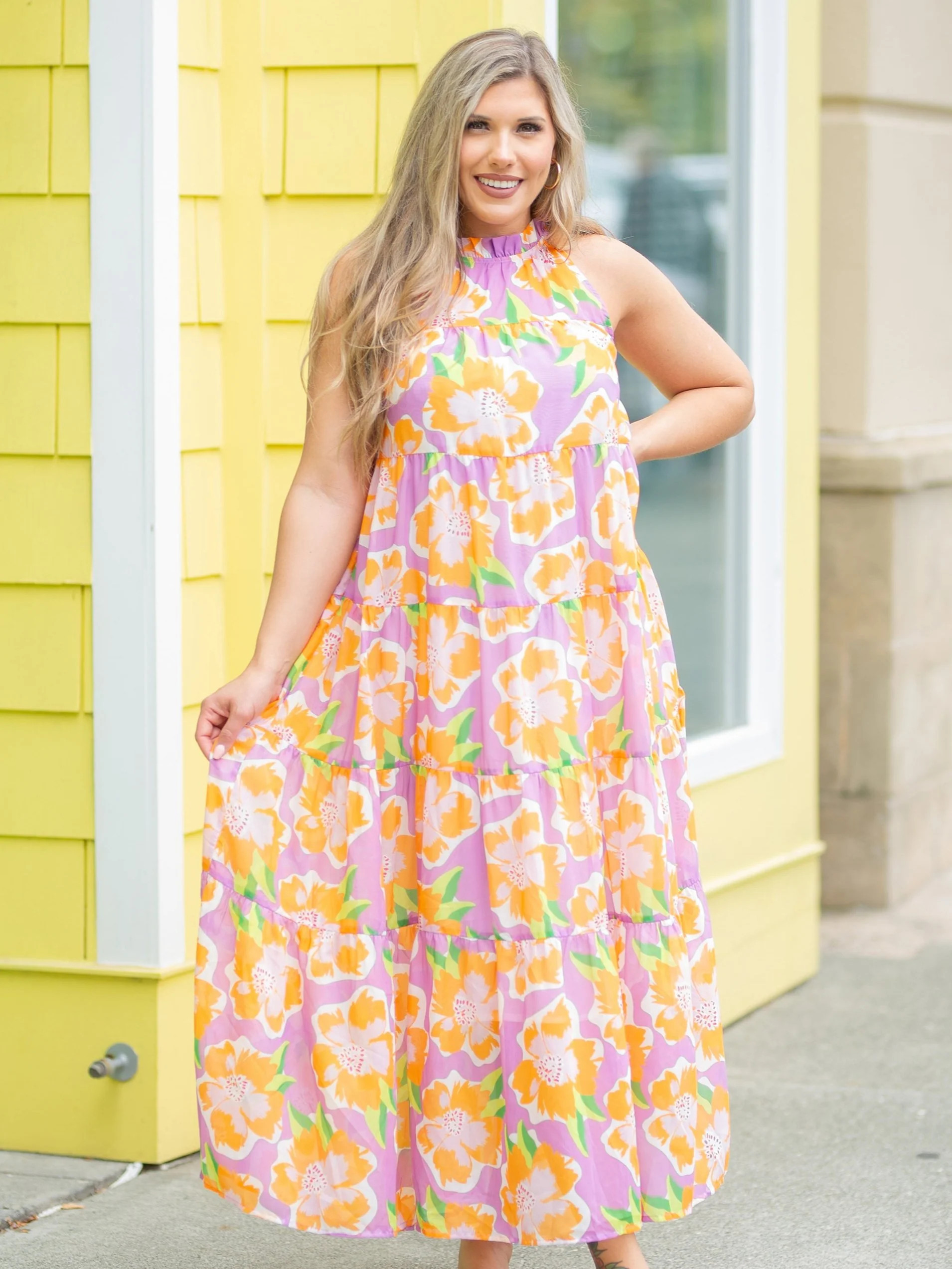 Bethany Dress | Sea Flower Lilac | Michelle McDowell