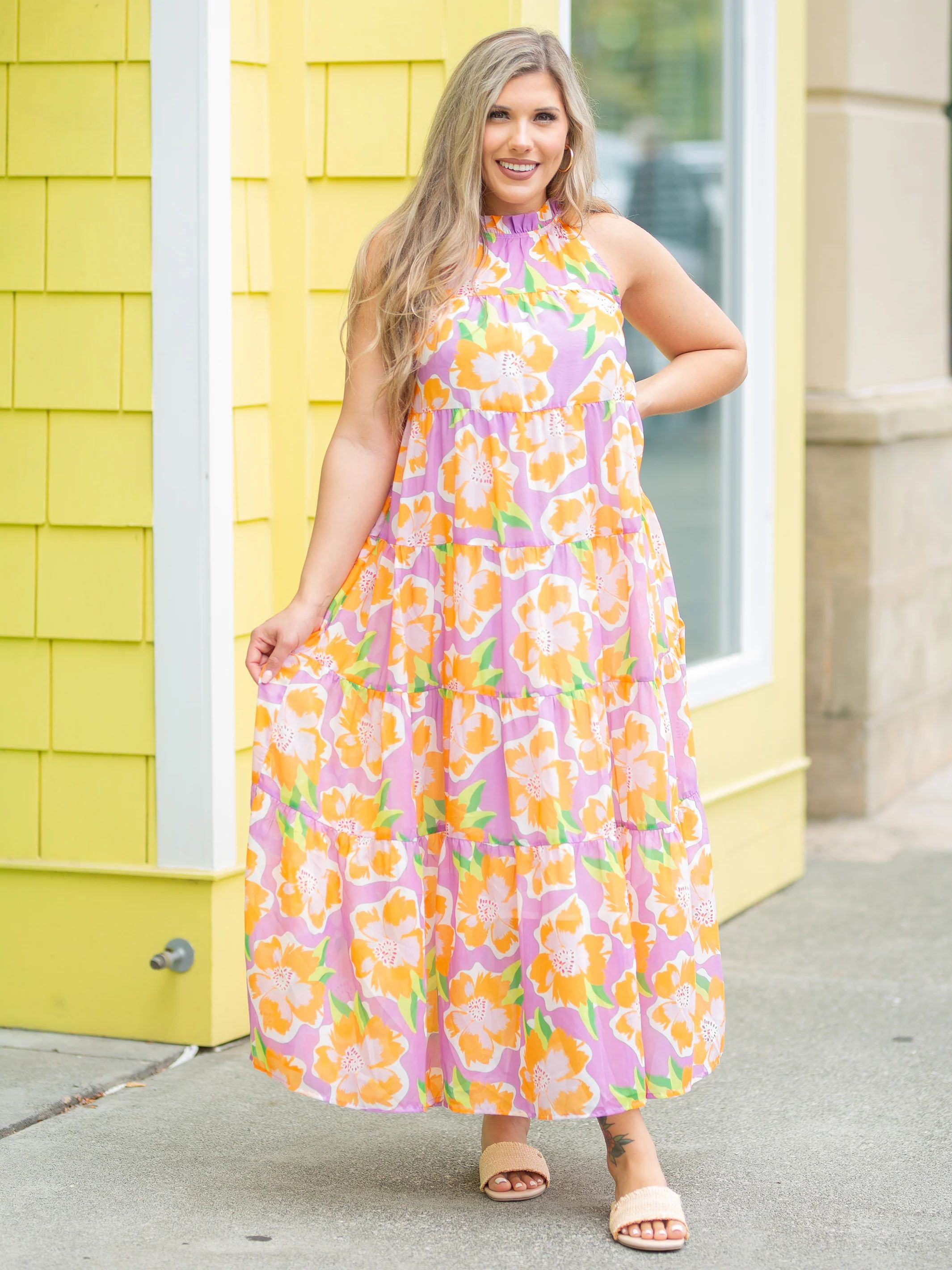 Bethany Dress | Sea Flower Lilac | Michelle McDowell