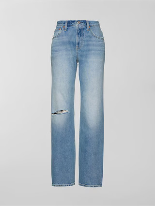 Mid Rise Rigid Relaxed Straight Jeans | Gap (US)