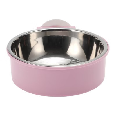 Unique Bargains Thickening Hanging Dogs Bowls 1 Pc Pink Small | Target