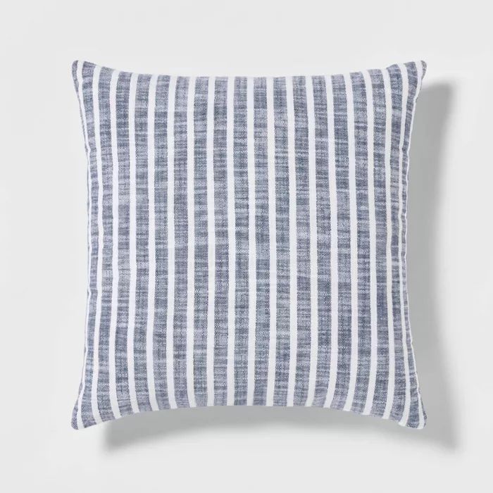 Woven Stripe Square Pillow - Threshold™ | Target