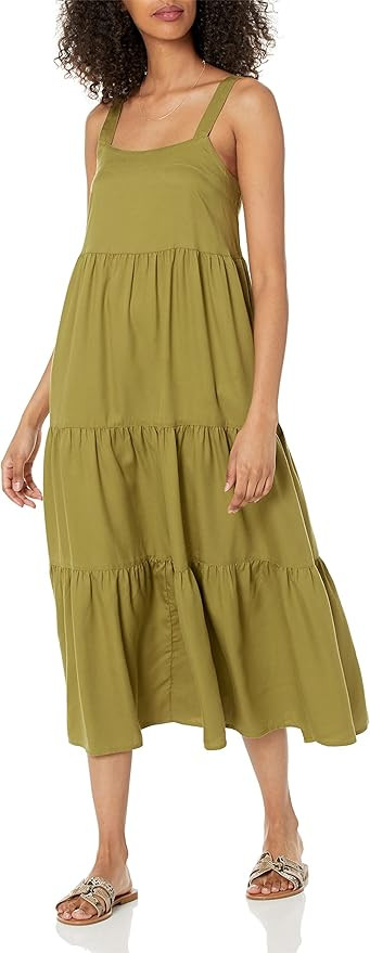 The Drop Women's Britt Tiered Maxi Tent Dress | Amazon (US)