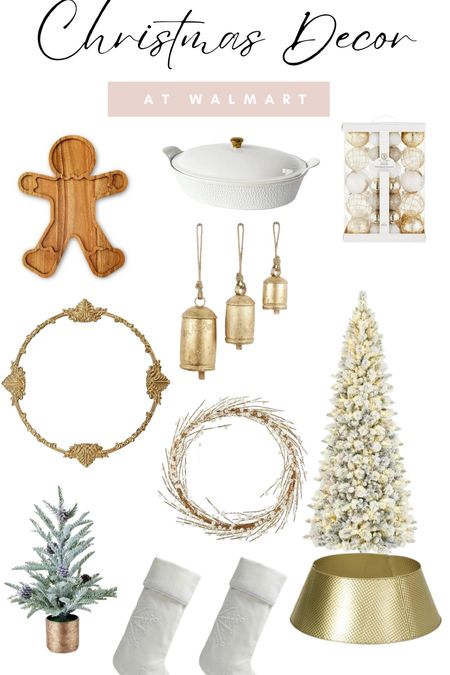 Neutral, affordable and beautiful Christmas home decor available at Walmart! #christmasdecor #christmashomedecor #christmastree

#LTKhome #LTKHoliday #LTKSeasonal