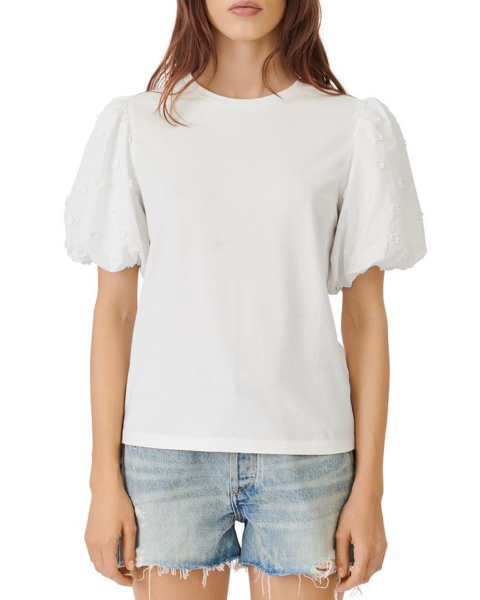 Maje
            
    
                    
                        Toplina Tee with Flower Puff ... | Bloomingdale's (US)