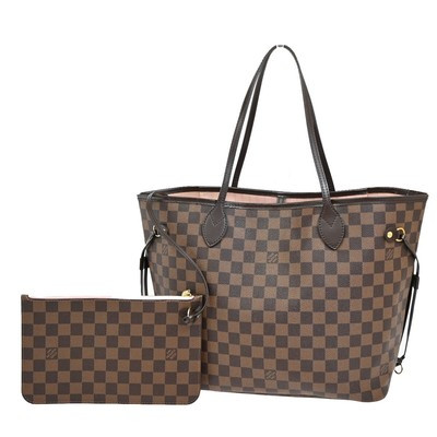 LOUIS VUITTON Neverfull MM Shoulder Tote Bag Damier Leather BN N41603 669EE254 | eBay US
