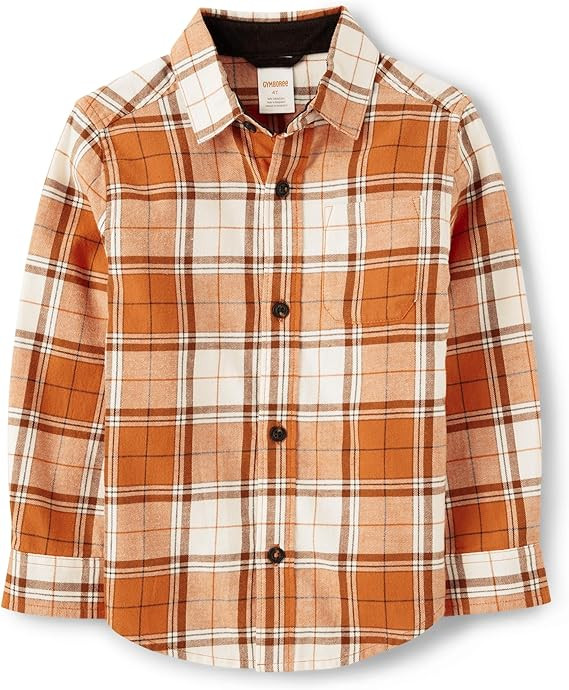 Gymboree,and Toddler Long Sleeve Plaid Button Up Shirts | Amazon (US)