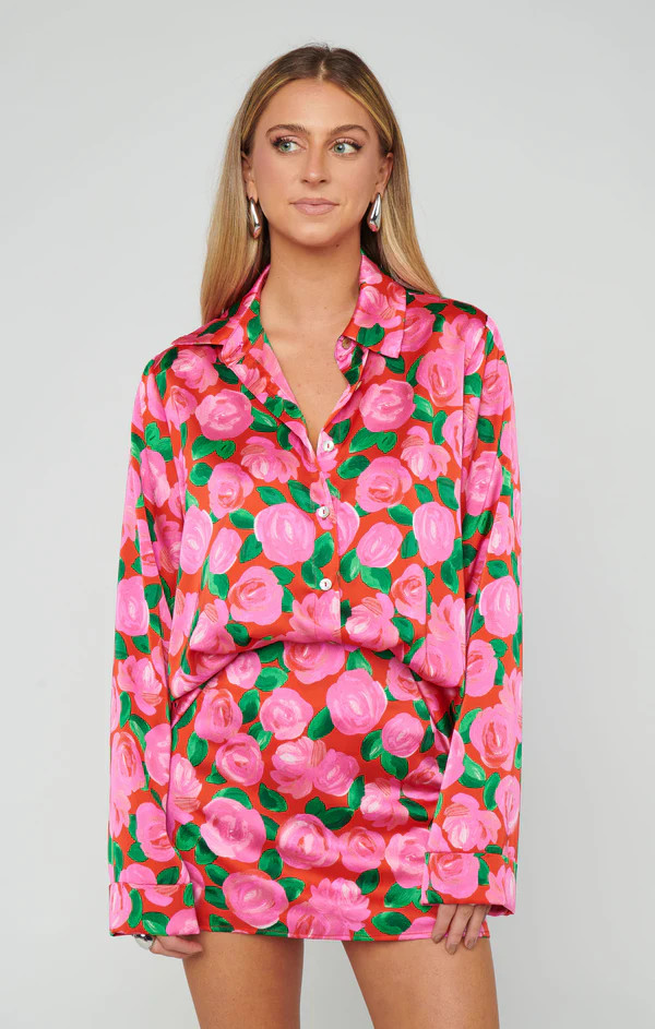 Smith Button Down ~ Rosie Blooms | Show Me Your Mumu
