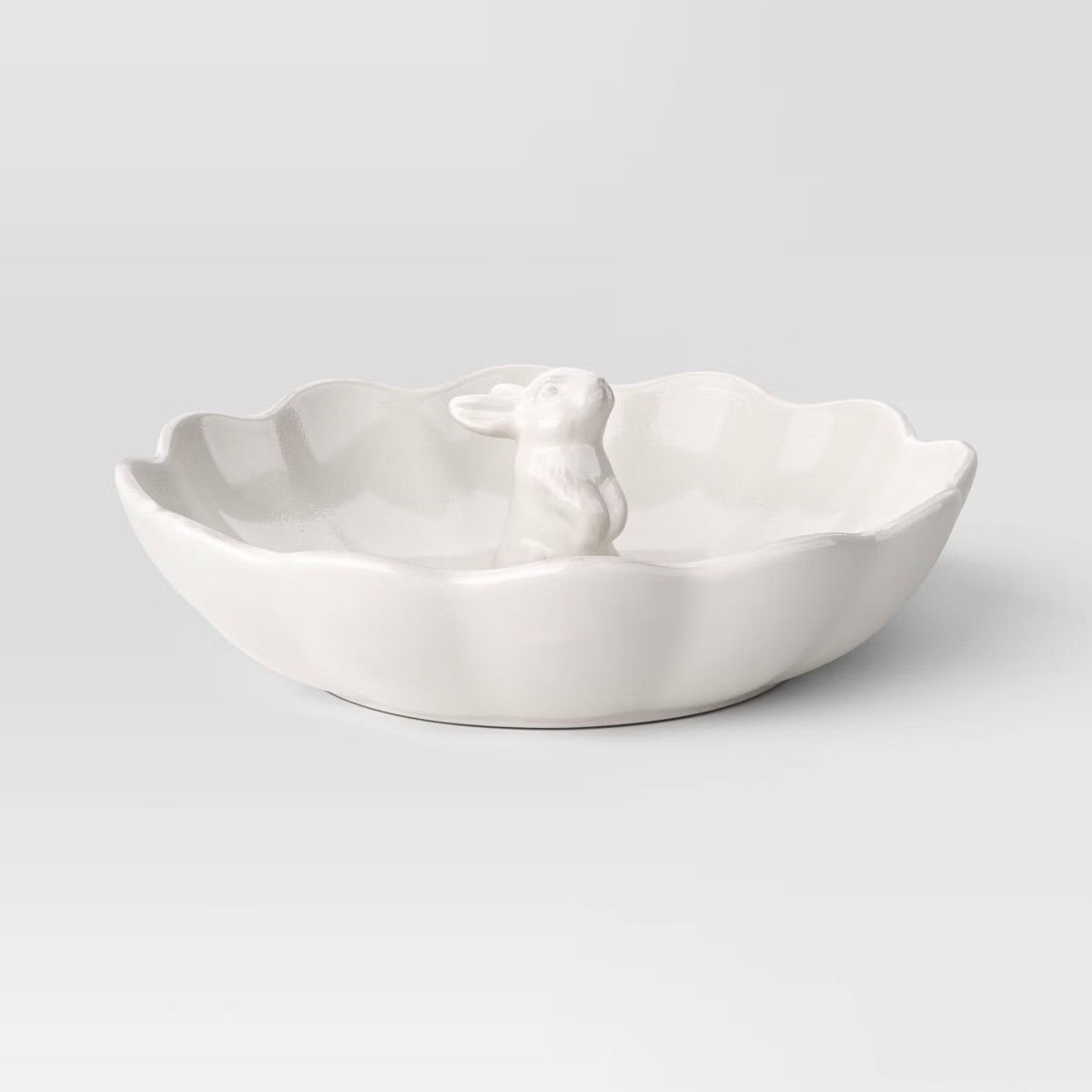 Stoneware Peek-a-Boo Bunny Candy Bowl - Threshold™ | Target