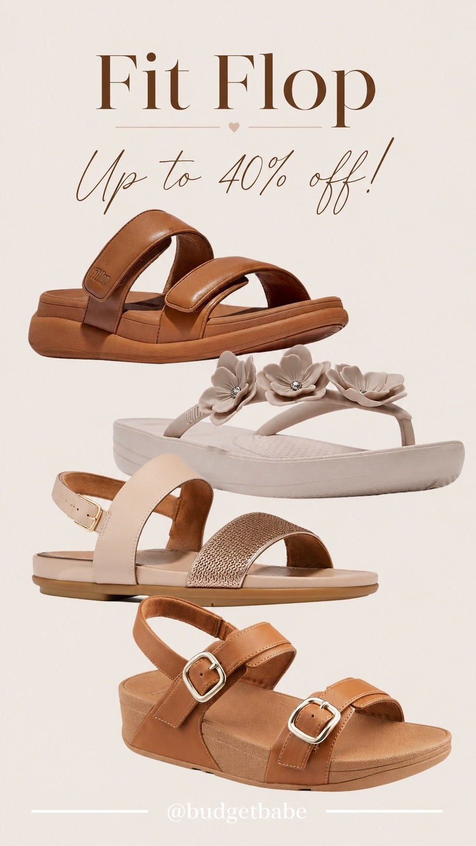 Ooh la la! I hit the Fit Flop jackpot! So many styles up to 40% off! These shoes are renowned for their comfort and style. #salealert summer shoes comfortable Europe walking city shoe

#LTKOver40 #LTKSaleAlert