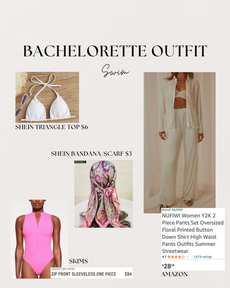 Bachelorette outfit: swim!! Simple but great options. The skins one piece is a mid-size body’s dream  

#LTKfindsunder100 #LTKswim #LTKmidsize