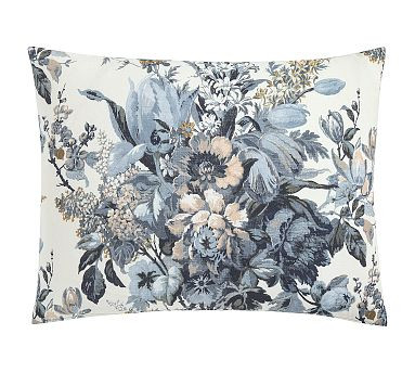 Linden Floral Reversible Duvet Cover | Pottery Barn (US)