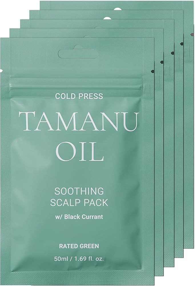 RATED GREEN Cold Press Tamanu Oil Hair Conditioning Mask, 8.45 Fl. Oz, Korean Care for Dry Damage... | Amazon (US)