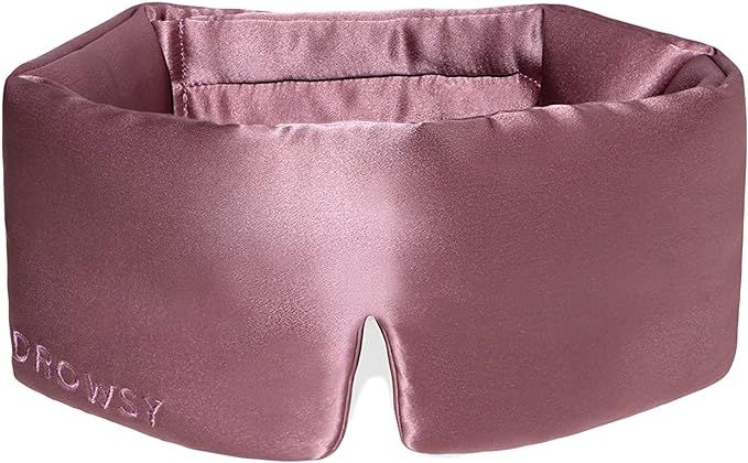 The Original Drowsy Sleep Co. 22 Momme, Mulberry Silk Eye Mask. Super Soft. Anti ageing. Complete... | Amazon (US)