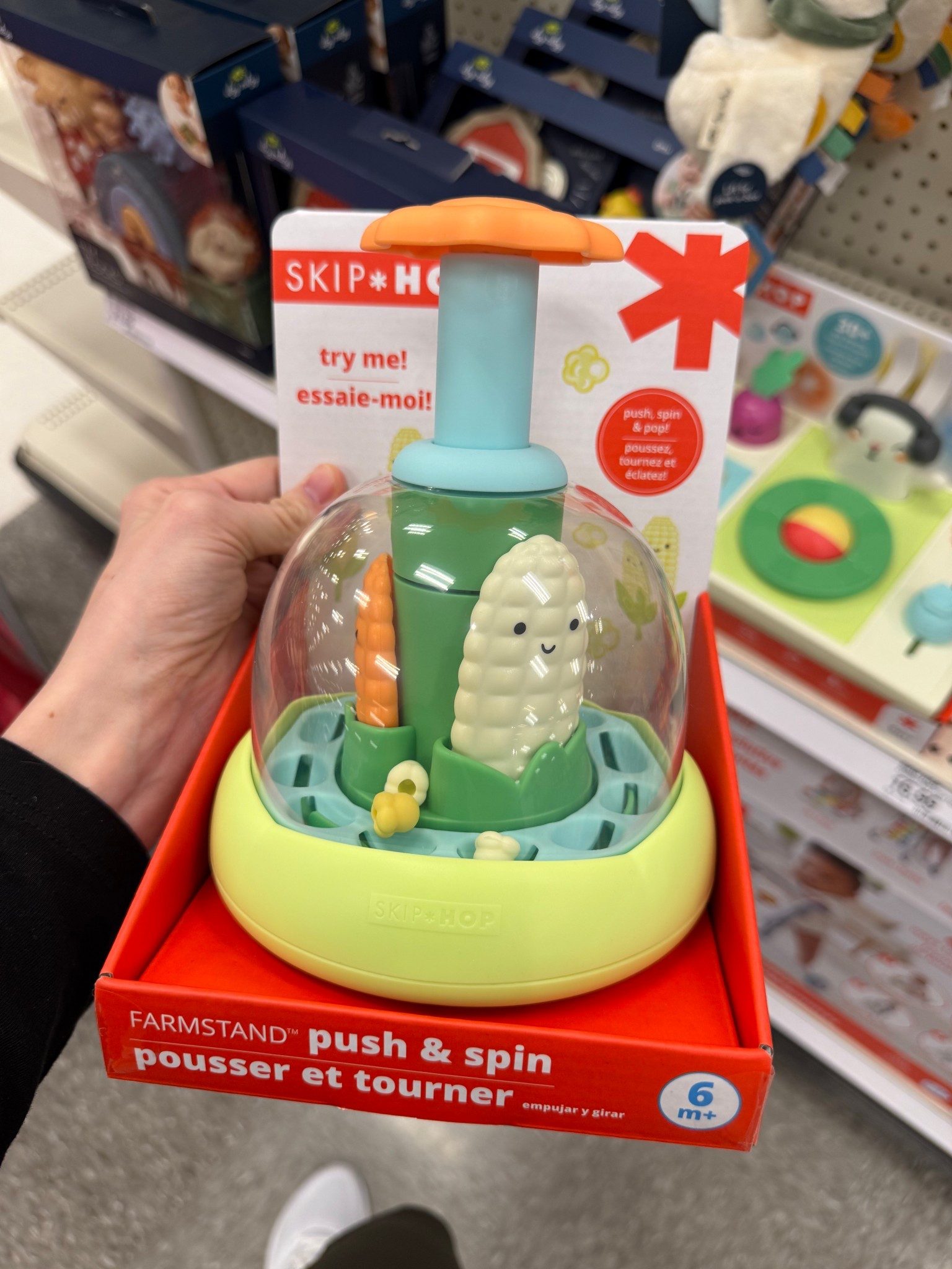 This skip hop baby toy is the cutest thing Ive ever seen! It’s cron and has popcorn that pops when you pus the button!! This is so adorable for your babies!!! 

#LTKmomlife #LTKKids #LTKBaby