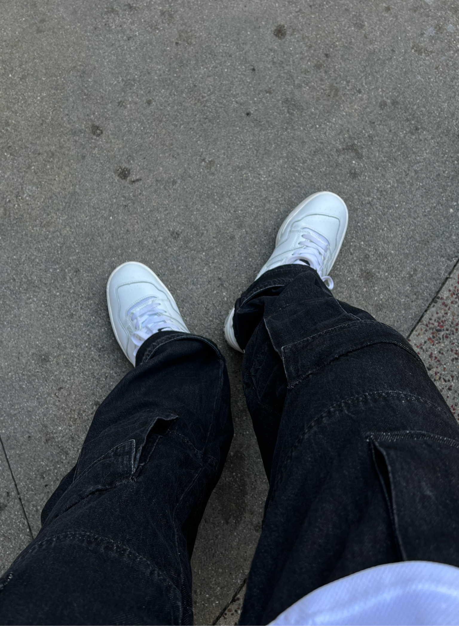 the perfect oversized cargo denim 
wearing size 26 